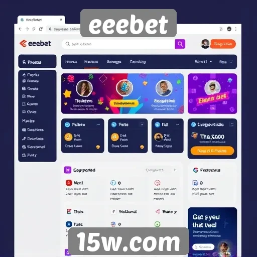 Interface do usuário do eeebet e sua navegabilidade